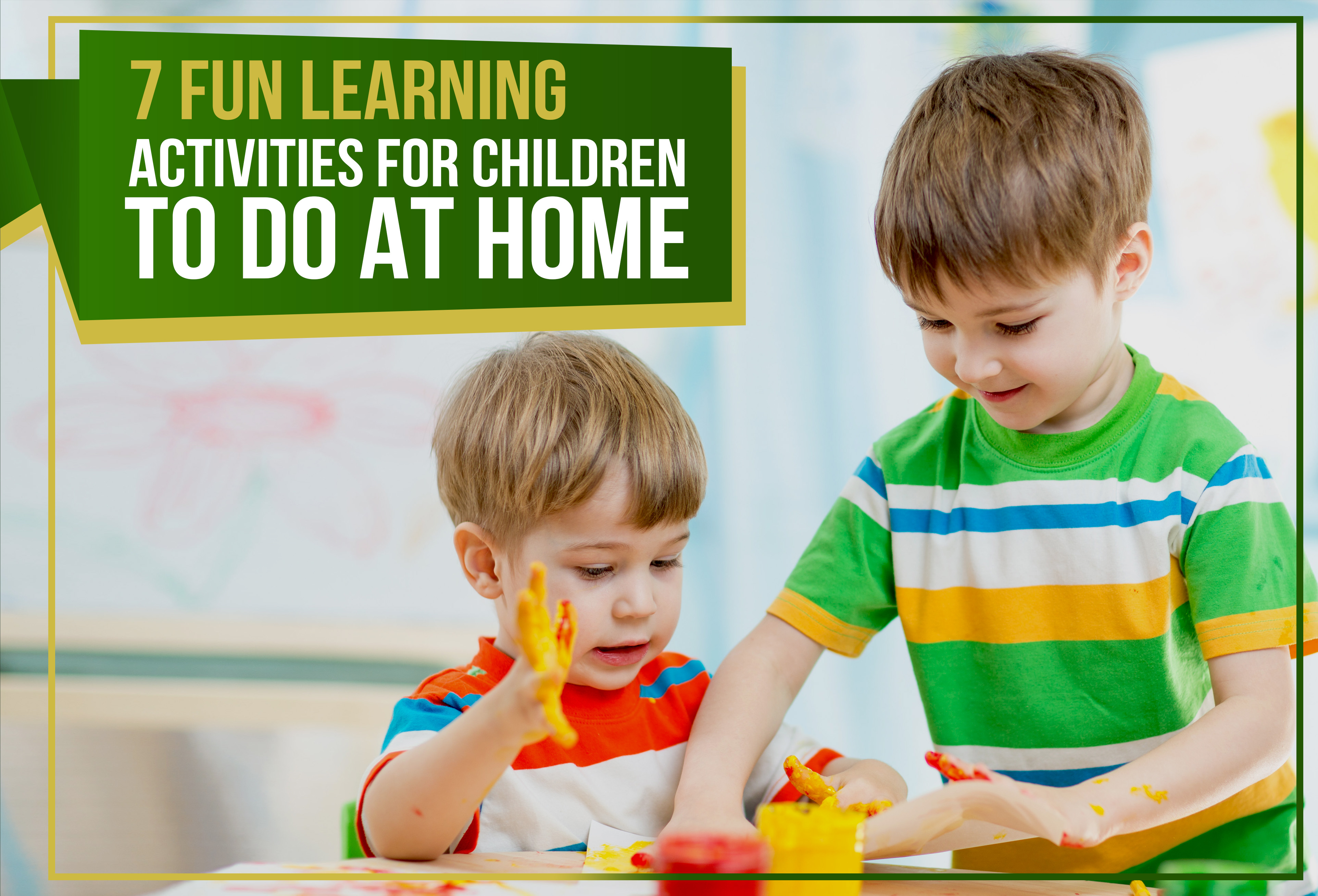 7 Fun Learning Activities For Children to Do at Home Mrs. Myers